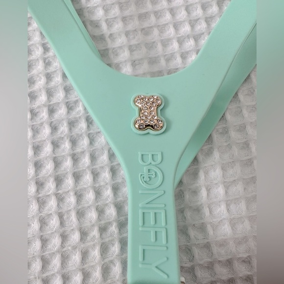 Bonefly Boneflex Ultra Mint Gold Clear Bone Step In Harness XSX New - Picture 8 of 11